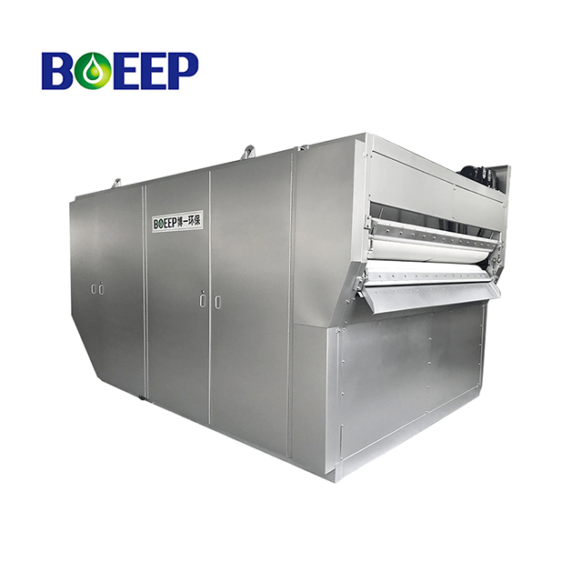 Presse à filtre à la courroie intense